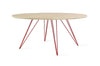 Tronk Williams Coffee Table - Circular Small Maple Red