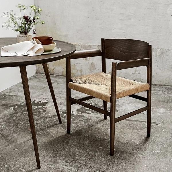 Mater Accent Dining Table Small Oak - Sirka Grey 