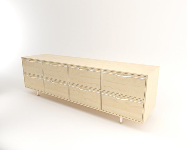 Tronk Chapman Long Dresser Walnut Black 