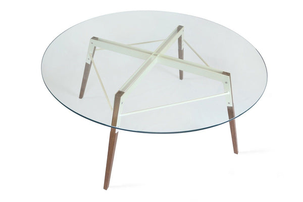 Tronk Ross Coffee Table Walnut Black 