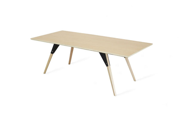 Tronk Clarke Coffee Table - Thin Rectangle Walnut Black 