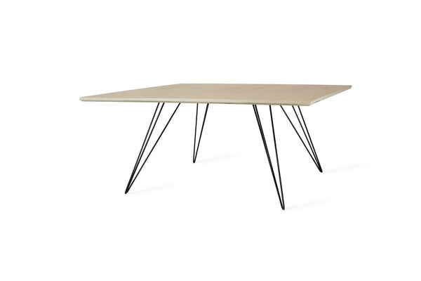 Tronk Williams Coffee Table - Square Small Maple Blood Red