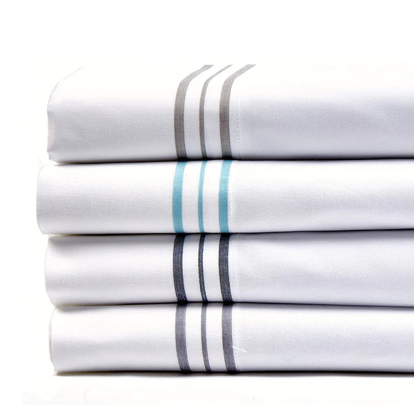 Ann Gish Hem Stripe Sheet Set