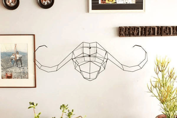 BEND Geometric Animals - Papa Buffalo Black 