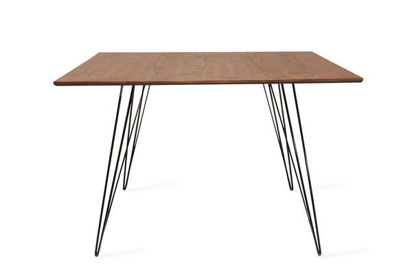 Tronk Williams Dining Table - Square Small Maple Blood Red