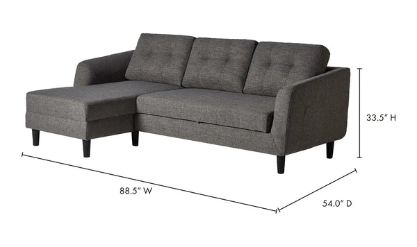 Moe's Belagio Sofa Bed w/ Chaise