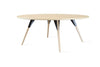 Tronk Clarke Coffee Table - Oval Large Maple Black