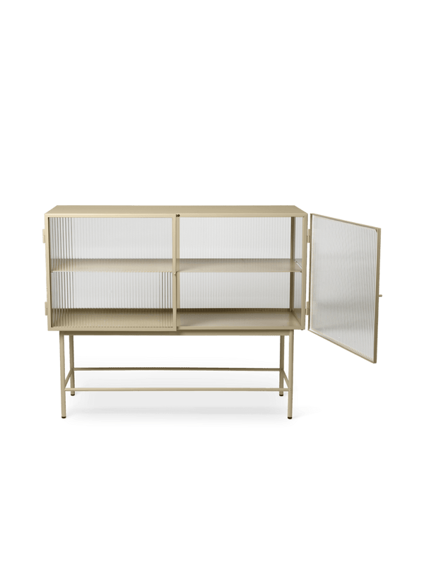 Ferm Living Haze Sideboard Cashmere / Reeded Glass 