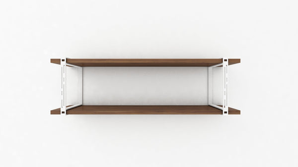 Tronk Evans Shelving System Package A Black Walnut