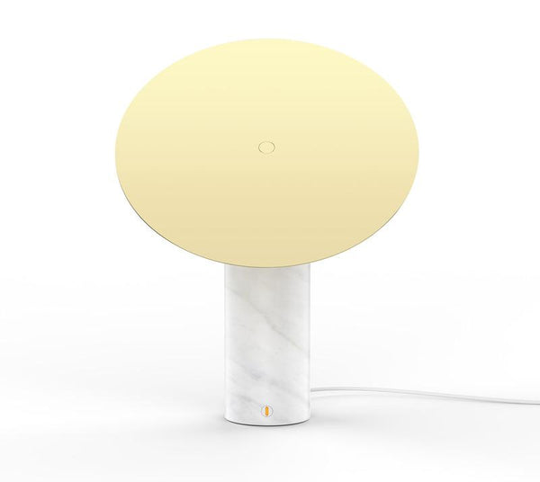 Pablo Bola Disc Table Lamp Marquina Black / Brass 
