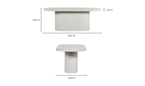 Moe's Lyon Outdoor Dining Table