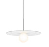 Pablo Bola Disc Pendant White Large 