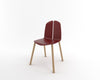 Tronk Noa Chair Natural Oak Blood Red 