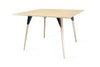 Tronk Clarke Dining Table - Square Large Maple Black