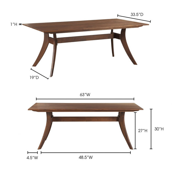 Moe's Florence Rectangular Dining Table