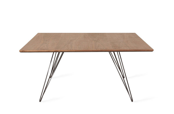 Tronk Williams Coffee Table - Square Small Maple Blood Red