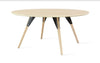 Tronk Clarke Coffee Table - Circular Large Maple Black