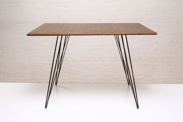 Tronk Williams Dining Table - Rectangular Small Maple Blood Red