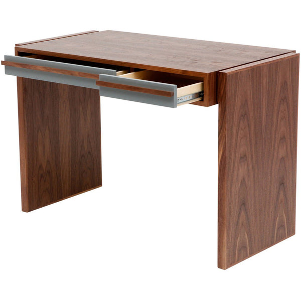 Artless Single Unit Writing Desk Battleship Gray 