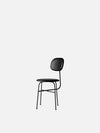 Menu Afteroom Plus Dining Chair Seat & Back Black Leather Dakar 0842 