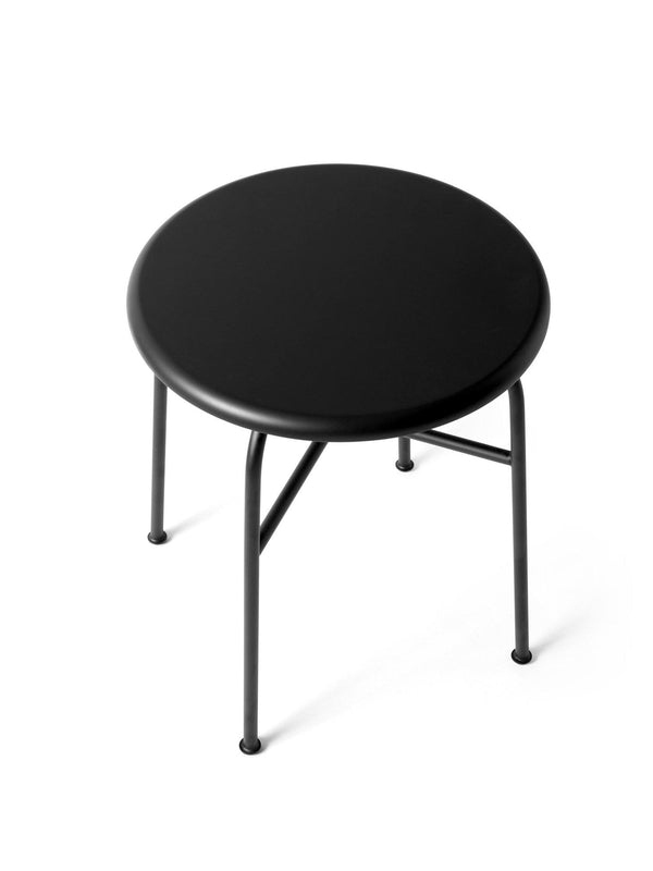 Menu Afteroom Stools - Table Height Black Wood Stool (18.5") 