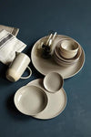 Canvas Home Shell Bisque Tidbit Plate - Set of 4 
