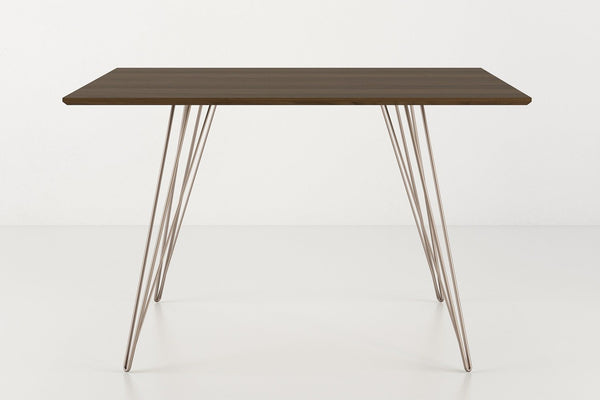Tronk Williams Dining Table - Rectangular Small Maple Blood Red