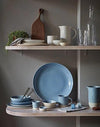 Canvas Home Shell Bisque Round Serving Bowl 