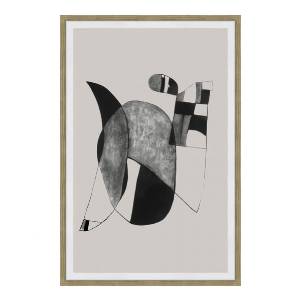 Moe's Happiness Abstract Ink Print Wall Décor