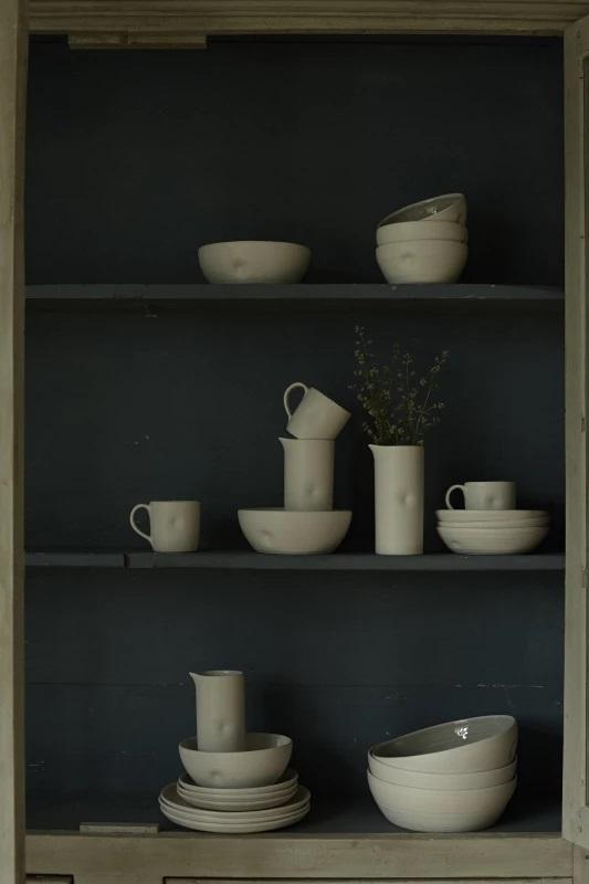 Canvas Home Pinch Salad Cereal Bowl - Set of 4 Grey 