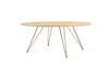 Tronk Williams Coffee Table - Oval Small Maple Rose Copper