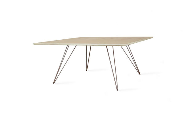 Tronk Williams Coffee Table - Square Small Maple Blood Red