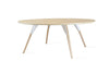 Tronk Clarke Coffee Table - Circular Large Maple White