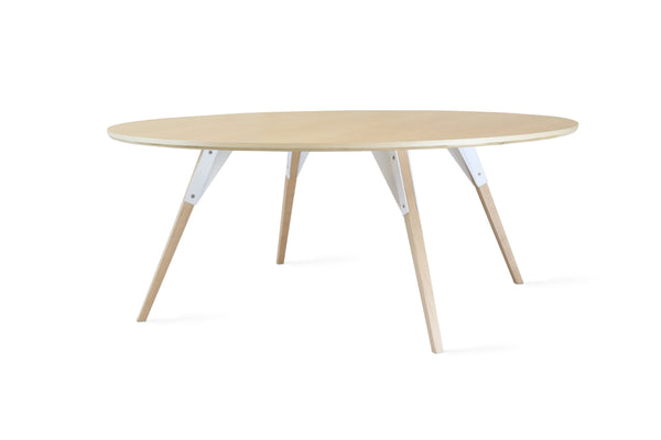 Tronk Clarke Coffee Table - Circular Small Walnut Black
