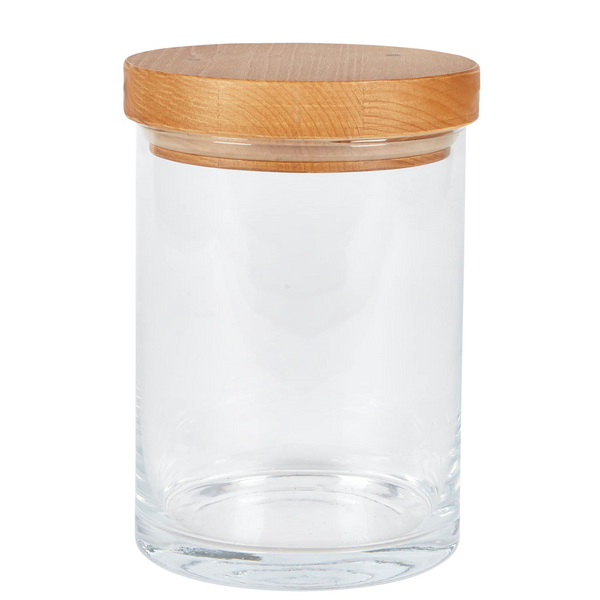 etúHOME Modern Wood Top Canister
