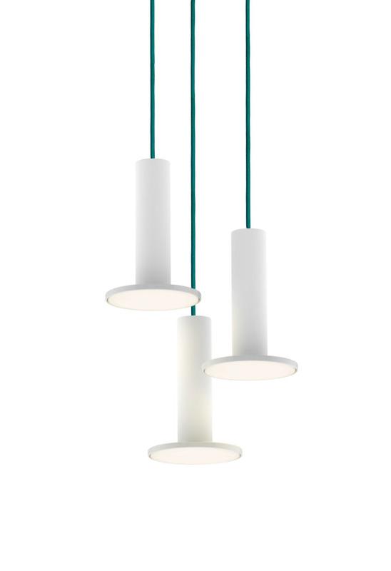 Pablo Cielo Three Chandelier Black Light with Black Cord 