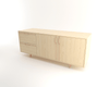 Tronk Chapman Small Credenza Storage Unit Maple Rose Copper 