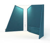 Pablo Corner Office Table Lamp Turquoise Large 