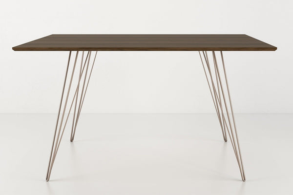 Tronk Williams Dining Table - Rectangular Small Maple Blood Red
