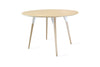 Tronk Clarke Dining Table - Circular Large Maple White