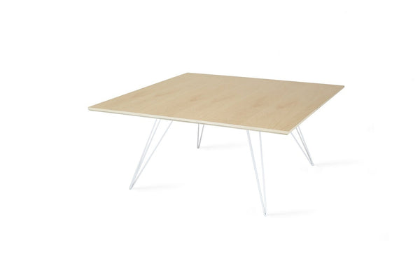 Tronk Williams Coffee Table - Square Small Maple Blood Red