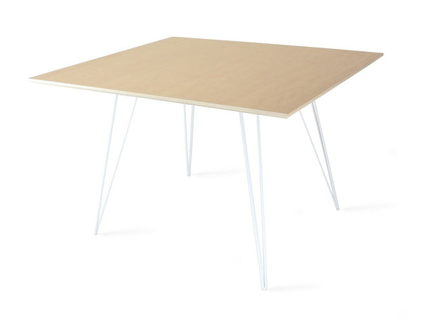 Tronk Williams Dining Table - Rectangular Small Maple Blood Red