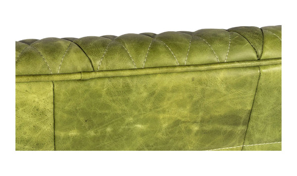 Moe's Magdelan Tufted Leather Sofa