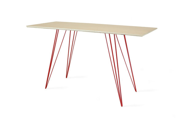 Tronk Williams Writing Desk Maple Blood Red 