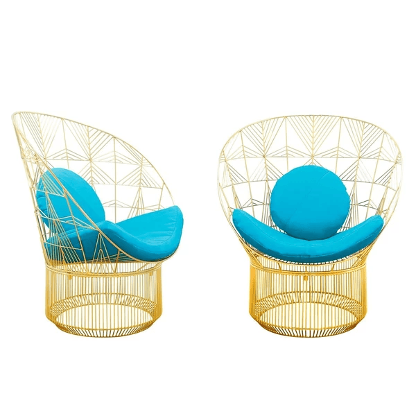 BEND Peacock Cushions Sunbrella Black 