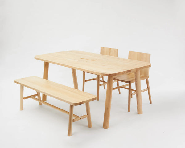 Mash Studios LAX Milk Dining Table