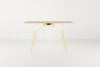 Tronk Clarke Desk With Drawer Maple White