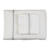 Ann Gish Cotton Sheet Set w/ Charmeuse Trim