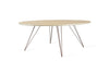 Tronk Williams Coffee Table - Oval Large Maple Rose Copper