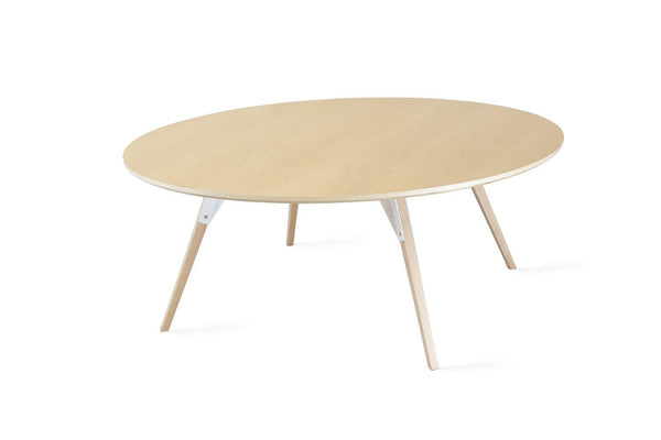 Tronk Clarke Coffee Table - Circular Small Walnut Black